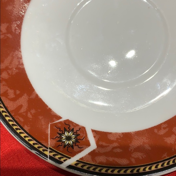 Porcelain set of 6 coffee cups and saucers - Picture 14 of 16